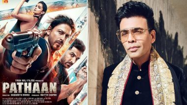 Pathaan: Karan Johar Reviews Shah Rukh Khan-Deepika Padukone’s Actioner, Says ‘This One’s Just the Biggest Blockbuster’ (View Post)