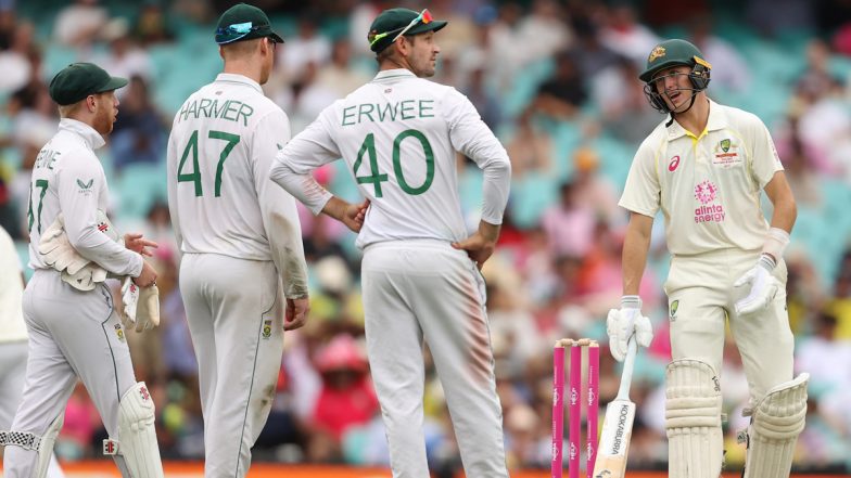 AUS vs SA 3rd Test 2023 Day 1, Stumps: Australia Score 147/2 As Bad Light, Rain Cuts Short Day’s Play in Sydney