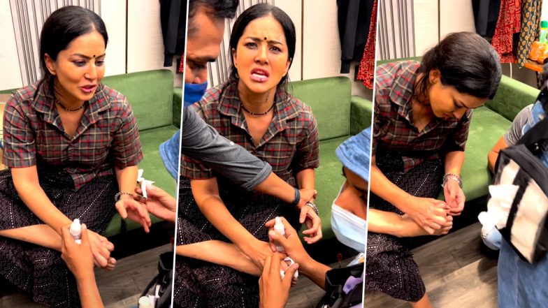 Sunny Leone Gets Injured While Shooting; Actress Shares Video Of Her Bleeding Toe - WATCH