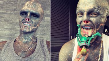 'Black Alien' Tattoo Addict Who Removed His Ears, Nostrils & Few Fingers Claims He Gets Rejected By Restaurants Due To Extreme Look (See Pics)