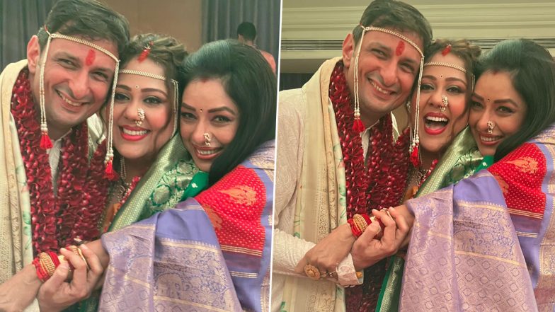 Rushad Rana Gets Married to Ketaki Walawalkar; Rupali Ganguly Shares Lovely Pics From Her Anupamaa Co-Star's Wedding