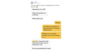 Dating App For Pitching Jobs? Man Lands Interview on Bumble With HR, Internet Calls It 'New LinkedIn' (View Tweets)