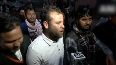 Rahul Gandhi’s Doppelganger Faisal Chaudhary Joins Bharat Jodo Yatra in White T-Shirt From Uttar Pradesh’s Baghpat (Watch Video)