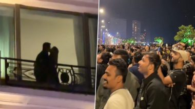 Mumbai: Video of Couple Kissing on Balcony in Marine Drive on New Year’s Eve Goes Viral, Draws Mixed Reactions From Netizens