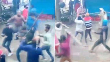 Uttar Pradesh: Clash Breaks Out Between Two Groups in Moradabad Over Dispute, Four Arrested (Watch Video)