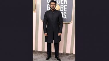 Golden Globes 2023: Ram Charan, Jr NTR And SS Rajamouli Celebrates Naatu Naatu Victory In Desi Style! (View Pic)