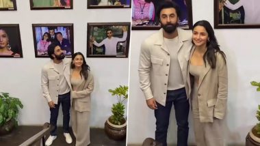 Ranbir Kapoor and Alia Bhatt Pose Together in Front of a Wall of Family Photos With Neetu and Rishi Kapoor (Watch Video)