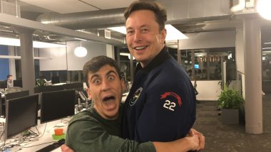 Elon Musk Finally Meets and Hugs Super-Fan Fidias Who Camped Outside Twitter HQ For Months, Netizens Love YouTuber's Fan Moment (See Pic)