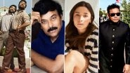 RRR Wins At Golden Globes 2023! Chiranjeevi, Alia Bhatt and AR Rahman Congratulate MM Keeravaani's Win for Naatu Naatu Song