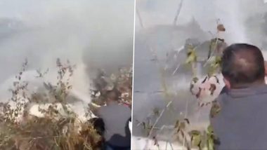 Nepal: Passenger Aircraft Crashes on Runway At Pokhara Airport, Rescue Operations Underway (Watch Video)