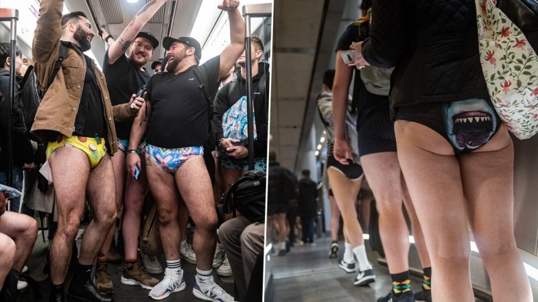 Underwear on full display as No Trousers Tube Ride returns to London