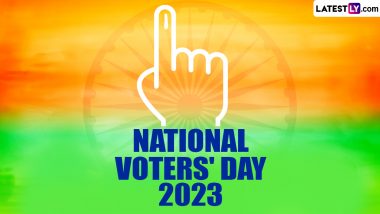 National Voters’ Day 2023 Wishes and Greetings: WhatsApp Messages, Images, HD Wallpapers, Quotes and SMS To Share With Family and Friends