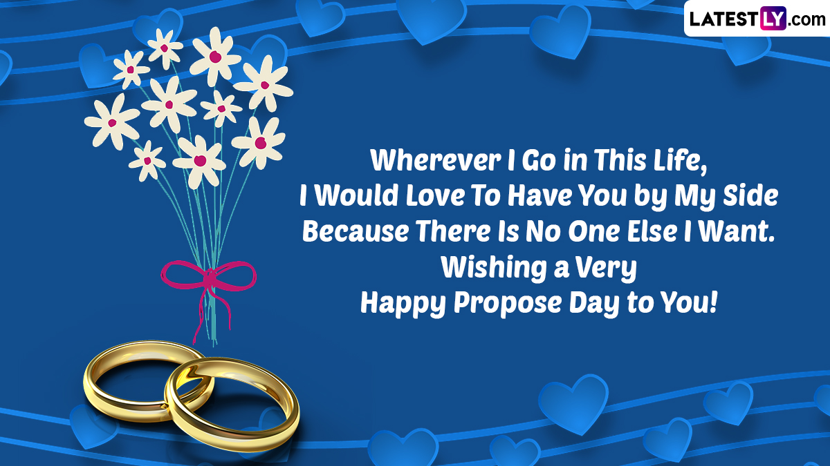 propose day wishes: Propose Day 2023: Wishes, messages to send your partner  to let them know you love them - The Economic Times