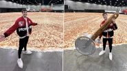 World&rsquo;s Largest Pizza! Guinness World Record for Biggest-Ever Arena-Size Cheese and Pepperoni Pie Set by Pizza Hut; See Pics