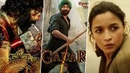 BIGGEST CLASH ALERT!: Its Going to Be Sunny Deol's Gadar 2 Vs Ranbir Kapoor's Animal Vs Alia Bhatt's Heart of Stone in August 2023