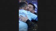 Lionel Messi Shares Video of Him Hugging Cristiano Ronaldo on Instagram Stories After PSG vs Riyadh All-Star XI Match