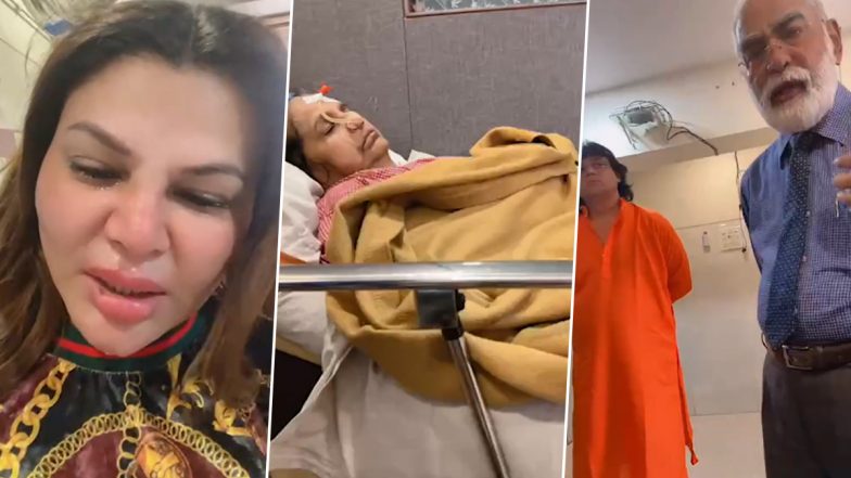 Rakhi Sawant Reveals Her Mother Jaya Bheda Is Diagnosed With Brain Tumour and Is Hospitalised (Watch Video)