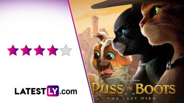 Puss in Boots - The Last Wish Movie Review: Antonio Banderas and Salma Hayek’s Shrek Spinoff is a Vibrant Extravaganza With Some Stellar Animation and Storytelling (LatestLY Exclusive)
