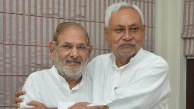 Sharad Yadav Dies: Bihar CM Nitish Kumar Condoles Demise of Socialist Leader and Former Union Minister