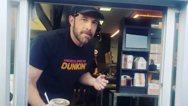 Actor Ben Affleck Spotted Working at a Dunkin' Donuts Drive Through (View Pic)