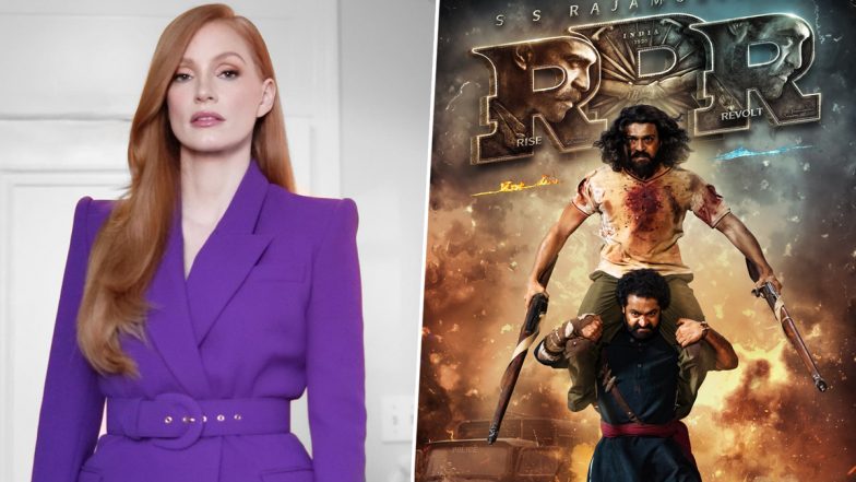 RRR: Jessica Chastain Praises Ram Charan and Jr NTR-Starrer, Says the 'Film Was Such a Party'