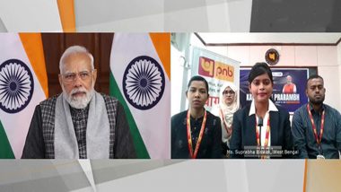 Rozgar Mela: PM Narendra Modi Interacts With Newly-Inducted Recruits in Government Departments and Organisations (Watch Video)