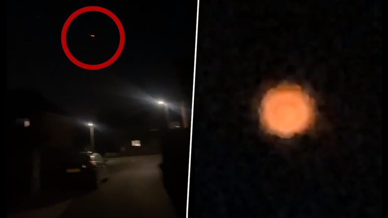 Large Meteor Spotted Blazing Across Homes in Night Sky in The UK; Videos of The Glowing Fireball Go Viral, Leaving Stargazers Stunned