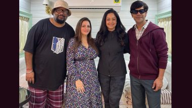 Sri: Jyotika Wraps Filming for Srikanth Bolla Biopic, Shares Photo With Rajkummar Rao, Tushar Hiranandani, Nidhi Parmar (View Pic)