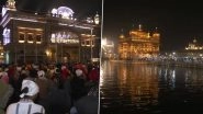 New Year 2023: Golden Temple Illuminates As Devotees Throng Shrine Complex on First Day of Year (See Pics)