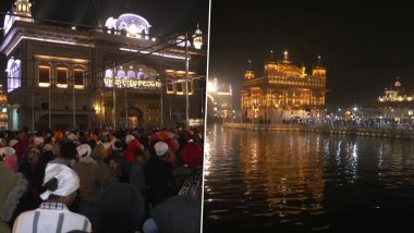 New Year 2023: Golden Temple Illuminates As Devotees Throng Shrine Complex on First Day of Year (See Pics)