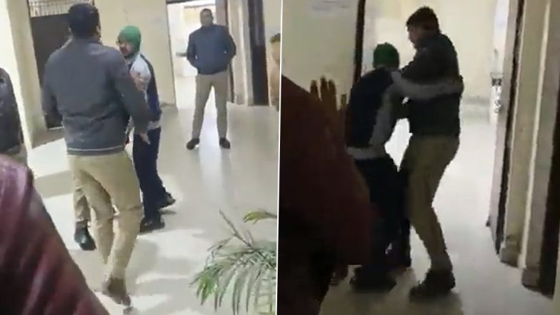 Uttar Pradesh: Cops Thrash BJP Worker Inside Police Station in Kanpur, Probe Launched After Video Goes Viral