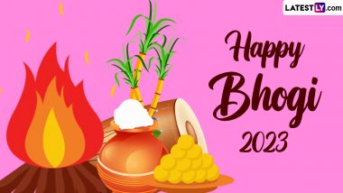 Bhogi Pongal 2023 Wishes & Bhogi Pandigai HD Images for Free Download Online: Wish Happy Bhogi With WhatsApp Messages and Greetings to Family and Friends