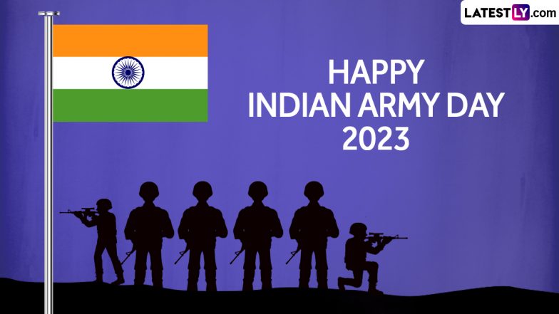 Indian Army Day 2023 Wishes & Greetings: WhatsApp Messages, Images, HD Wallpapers and SMS To Celebrate the 75th Army Day in India