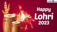 Lohri 2023 Wishes and HD Images: Share Lal Loi WhatsApp Messages, Quotes, HD Wallpapers and SMS for the Harvest Festival of Punjab