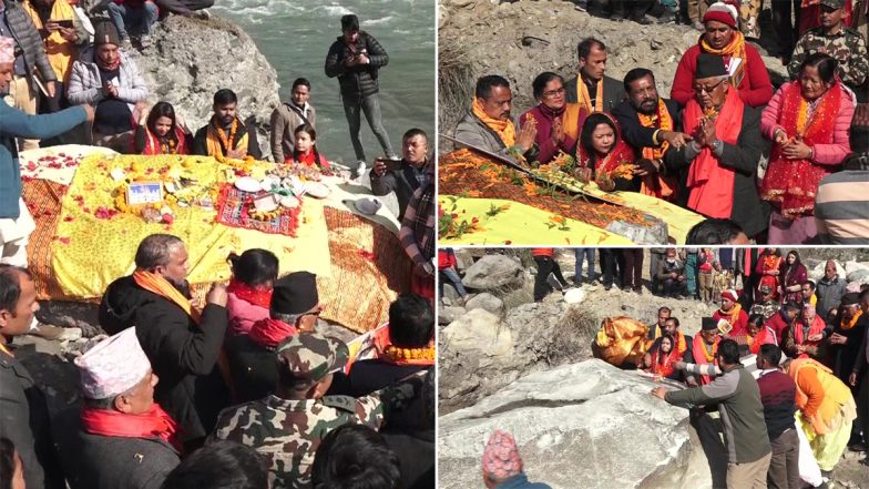 Ram Janmabhoomi: Two Shaligram Stones Dispatched From Nepal to Ayodhya for Ram, Janaki Idols (See Pics))