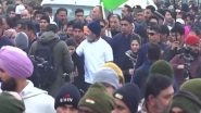 Jammu and Kashmir: PDP Chief Mehbooba Mufti Joins Rahul Gandhi-Led Bharat Jodo Yatra in Awantipora (Watch Video)