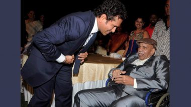 Sachin Tendulkar Pays Tribute to Former Coach Ramakant Achrekar on His Death Anniversary