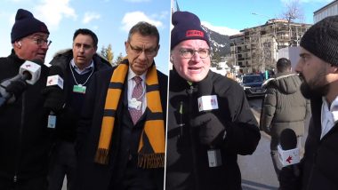 Pfizer CEO Albert Bourla Runs Away From COVID-19 Vaccine Questions in Davos (Watch Video)