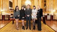 BLACKPINK Poses With French President Emmanuel Macron While in Paris for Le Gala Des Pièces Jaunes Charity Concert (View Pics)