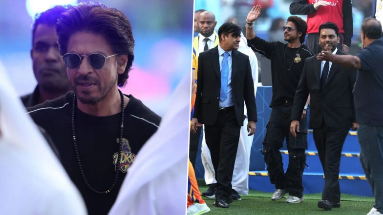 Shah Rukh Khan Attends the DP World International League T20 Opening Ceremony (View Pics)