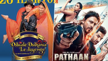 Pathaan and Dilwale Dulhania Le Jayenge To Be Streamed Simultaneously in Mumbai’s Famous Maratha Mandir Theatre
