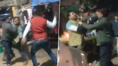 UP Shocker: Liquor Salesman Thrashes Customer With Stick in Farrukhabad After Dispute Over Online Payment, Police Launch Probe After Video Goes Viral