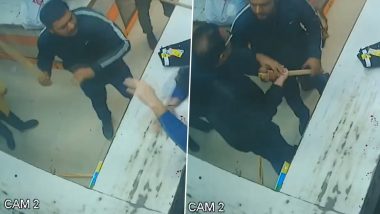 Video: Shopkeeper Attacked by Two Men For Refusing to Exchange Old Clothes in Noida’s Atta Market