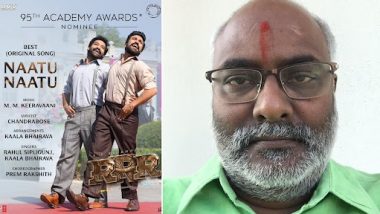 Music Composer MM Keeravaani Congratulates RRR Team As ‘Naatu Naatu’ Bags Oscar Nomination (View Post)