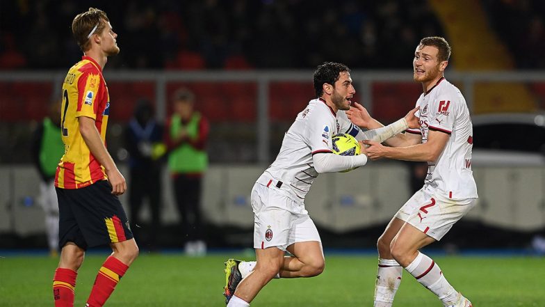 Lecce 2–2 AC Milan, Serie A 2022–23: Rossoneri Share Spoils After Second-Half Comeback (Watch Goal Video Highlights)