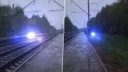 Lightning Ball Moving Mysteriously Over Railway Tracks? Here&rsquo;s a Fact Check of The Viral Video
