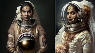 Astronauts As Brides: Artist Uses Artificial Intelligence to Show Astronauts in Bridal Attire, Check Amazing Photos Here
