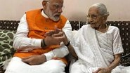 India News | Prayer Meet in Memory of PM Modi's Mother Heeraben Modi to Be Held in Gujarat's Vadnagar Today