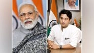 Jyotiraditya Scindia Birthday 2023: PM Narendra Modi Extends Birthday Greetings to Union Minister