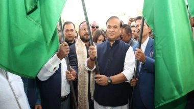 India News | Assam CM Flags off 100 CNG-run Buses in Fight Against Climate Change
